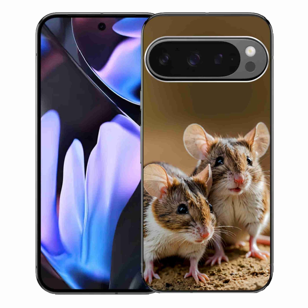 Gélový kryt mmCase na Google Pixel 9 Pro XL - myší duo