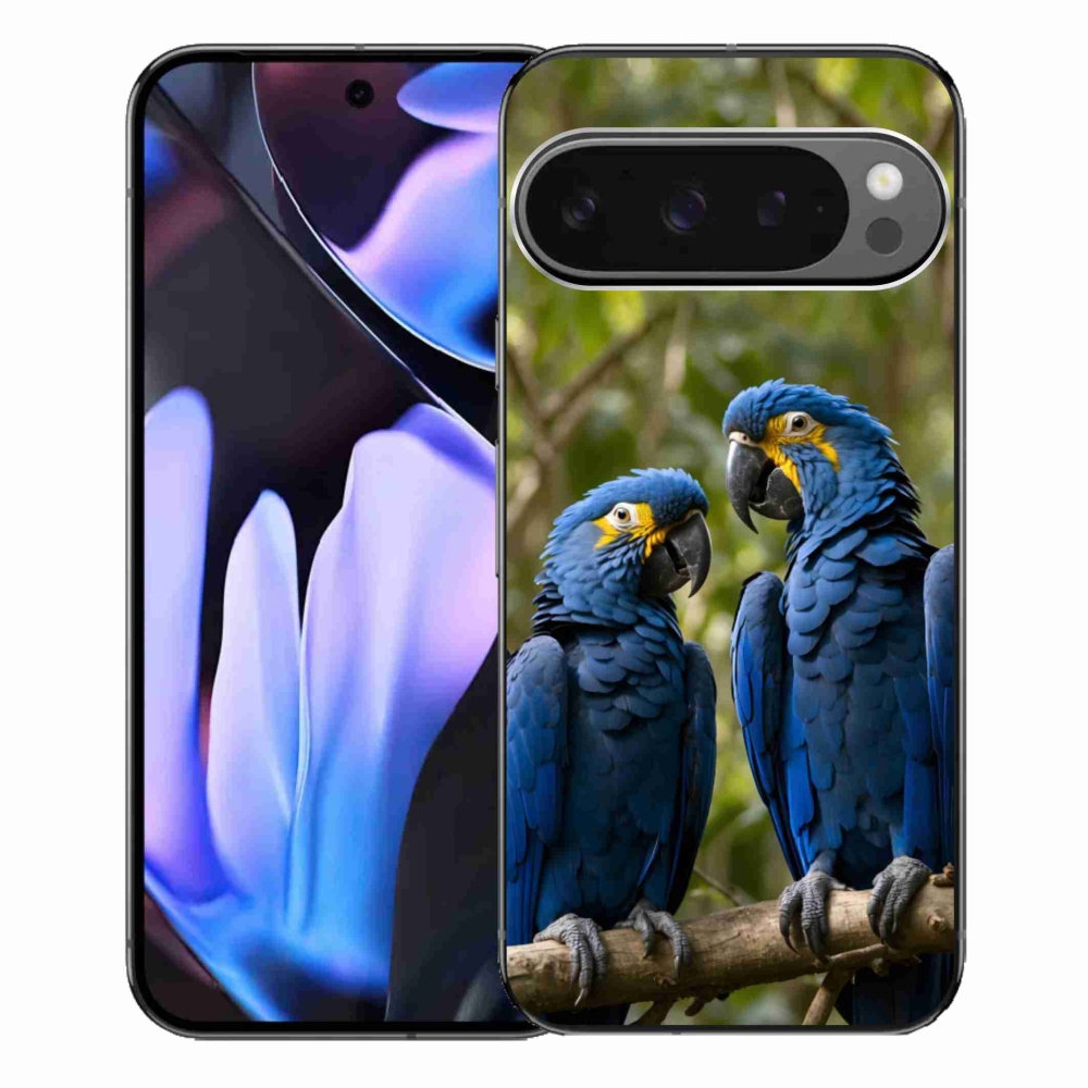 Gélový kryt mmCase na Google Pixel 9 Pro XL - papagájové duo