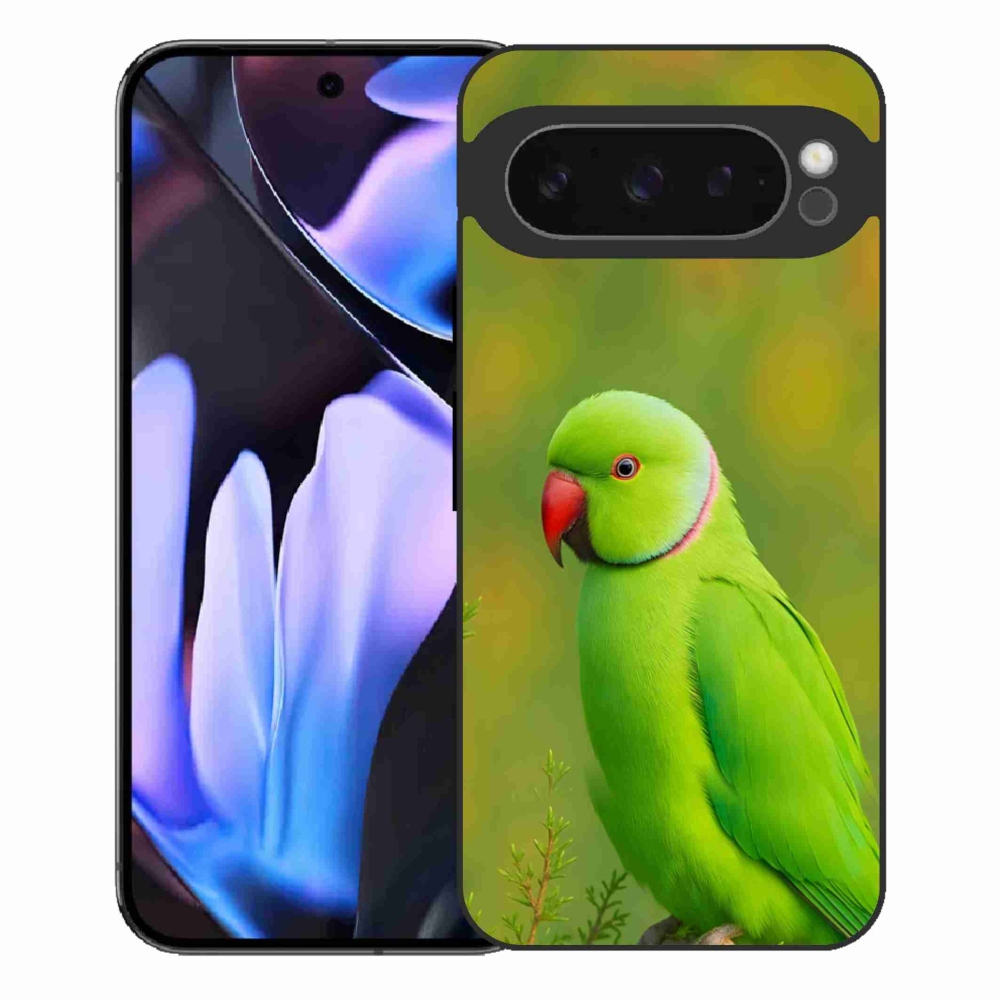 Gélový kryt mmCase na Google Pixel 9 Pro XL - papagáj Alexandr 2
