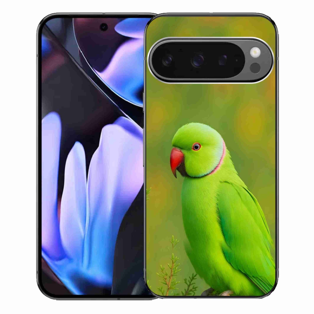 Gélový kryt mmCase na Google Pixel 9 Pro XL - papagáj Alexandr 2
