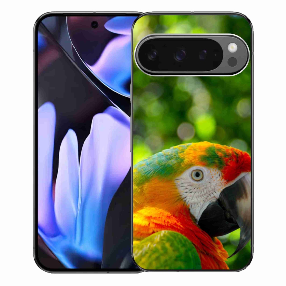 Gélový kryt mmCase na Google Pixel 9 Pro XL - papagáj ara 3