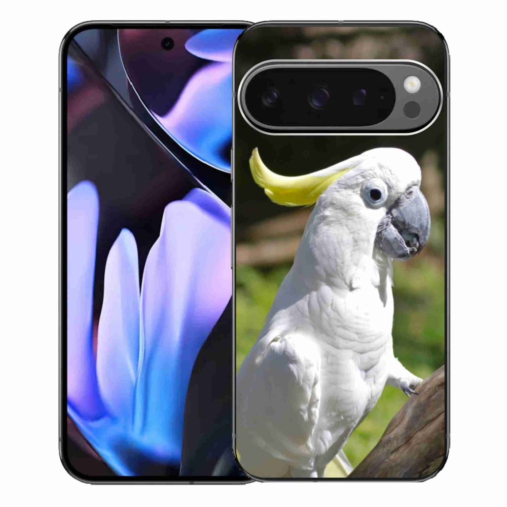 Gélový kryt mmCase na Google Pixel 9 Pro XL - papagáj kakadu 2