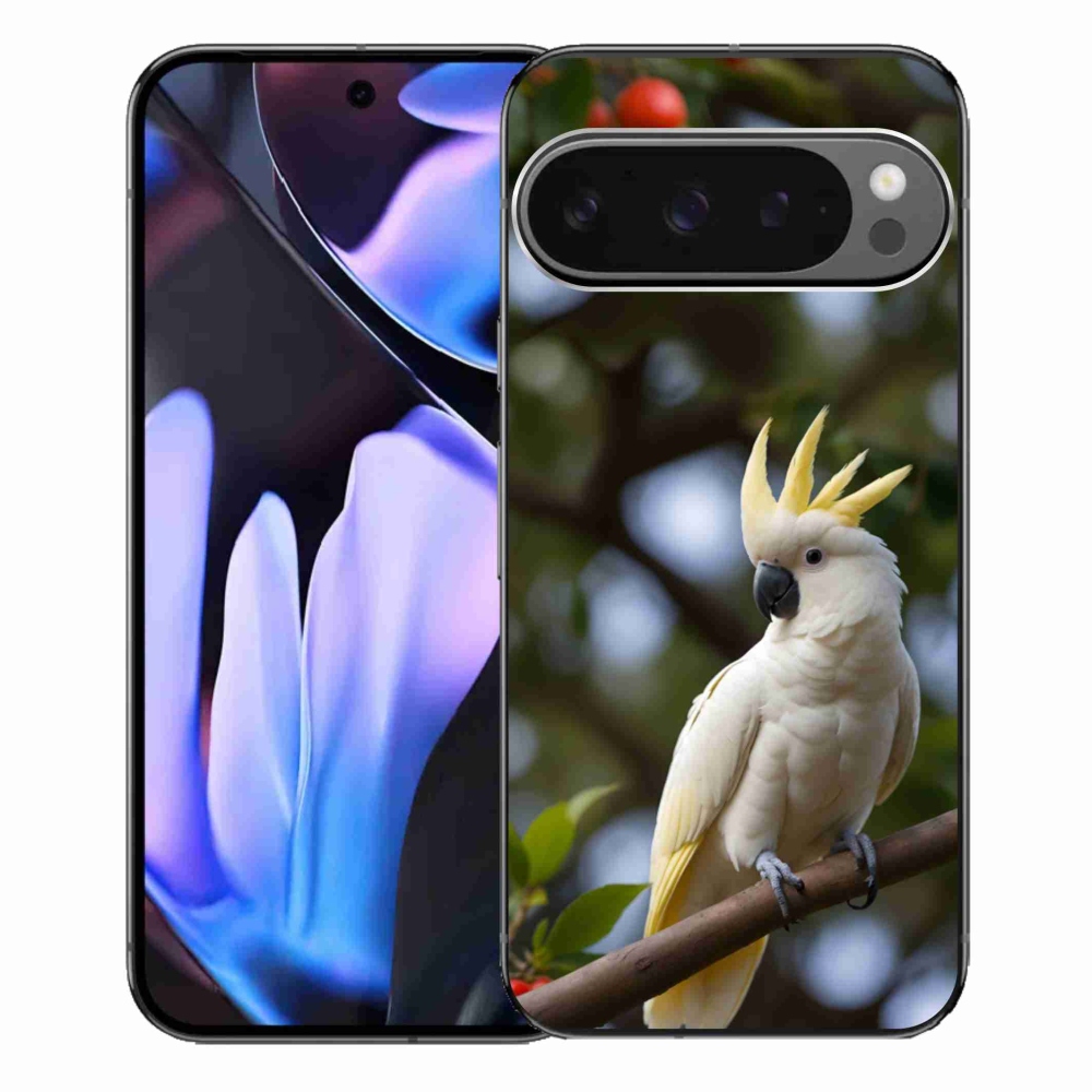 Gélový kryt mmCase na Google Pixel 9 Pro XL - papagáj kakadu 3