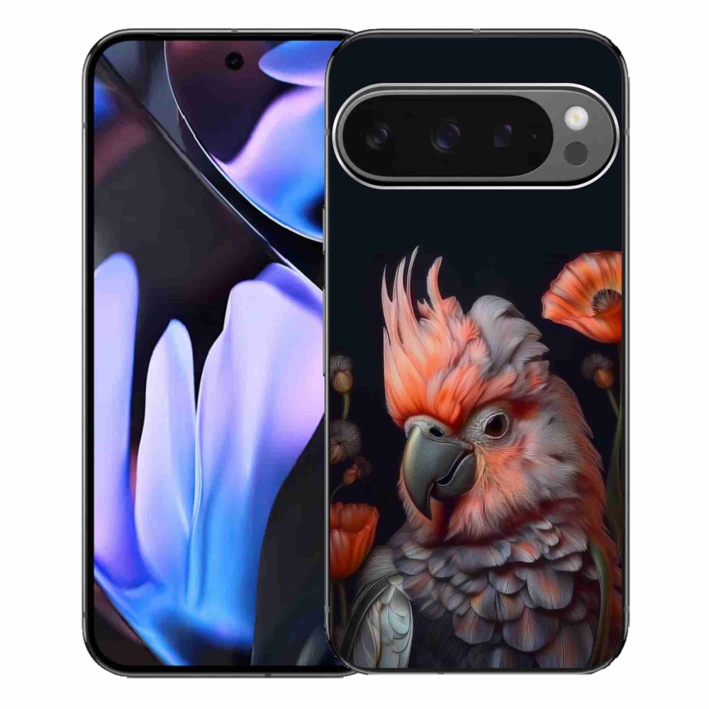 Gélový kryt mmCase na Google Pixel 9 Pro XL - papagáj kakadu vo farbách