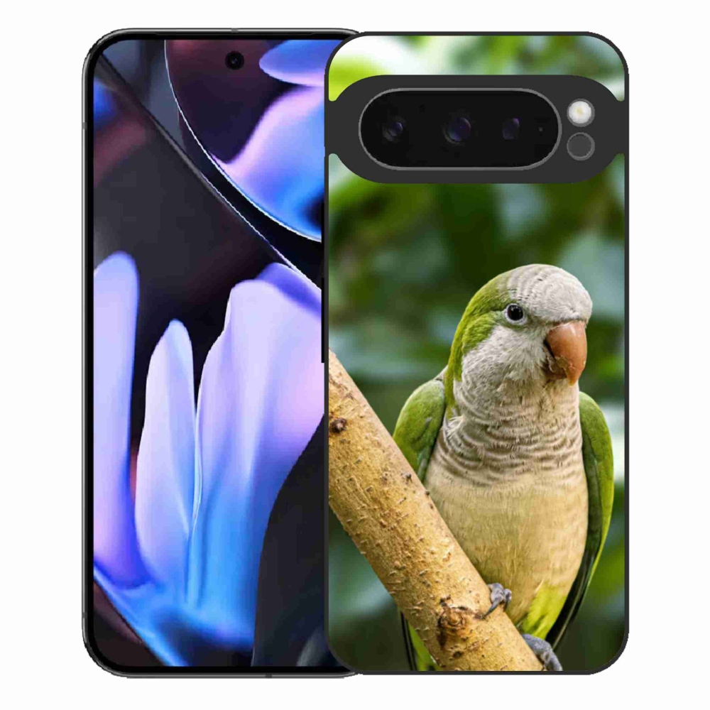 Gélový kryt mmCase na Google Pixel 9 Pro XL - papagáj mníšok