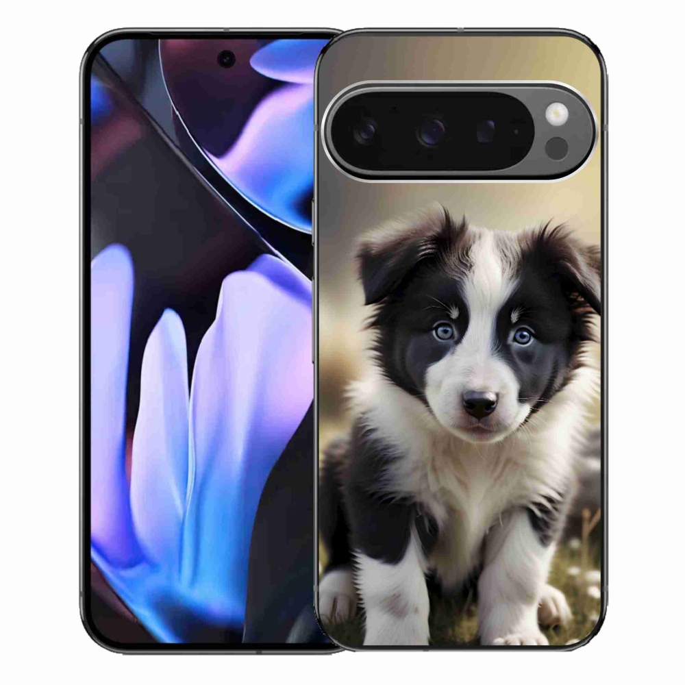 Gélový kryt mmCase na Google Pixel 9 Pro XL - roztomilá border kólia