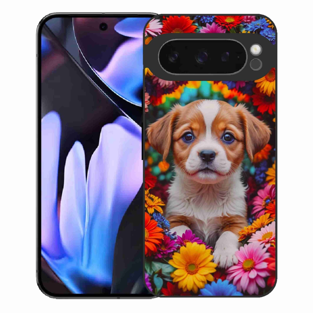 Gélový kryt mmCase na Google Pixel 9 Pro XL - roztomilé šteňa
