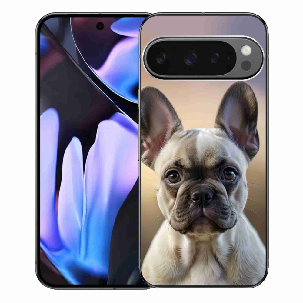 Gélový kryt mmCase na Google Pixel 9 Pro XL - roztomilý francúzsky buldoček