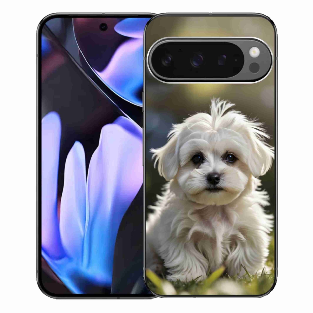 Gélový kryt mmCase na Google Pixel 9 Pro XL - roztomilý maltézsky psík