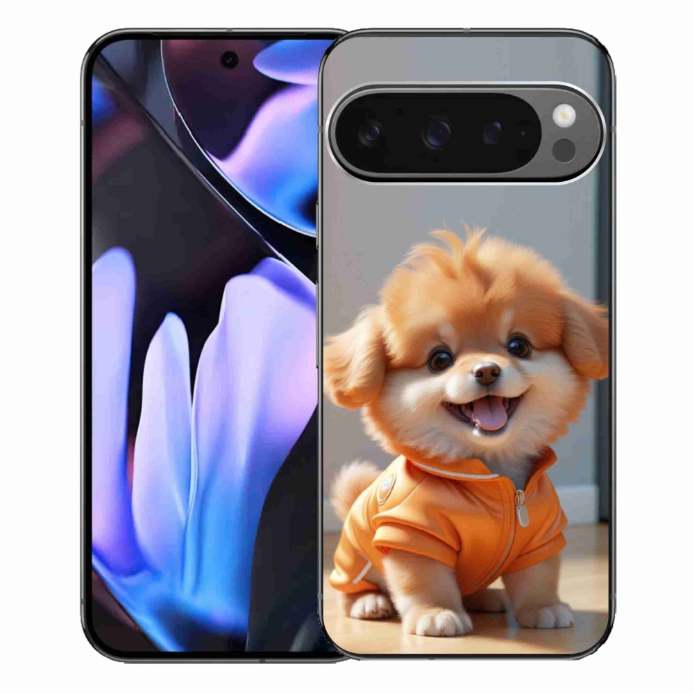 Gélový kryt mmCase na Google Pixel 9 Pro XL - roztomilý pomeranian v mikine