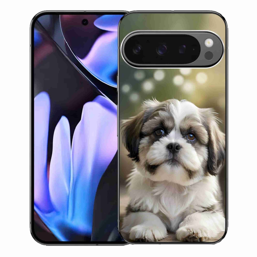 Gélový kryt mmCase na Google Pixel 9 Pro XL - roztomilý shih-tzu