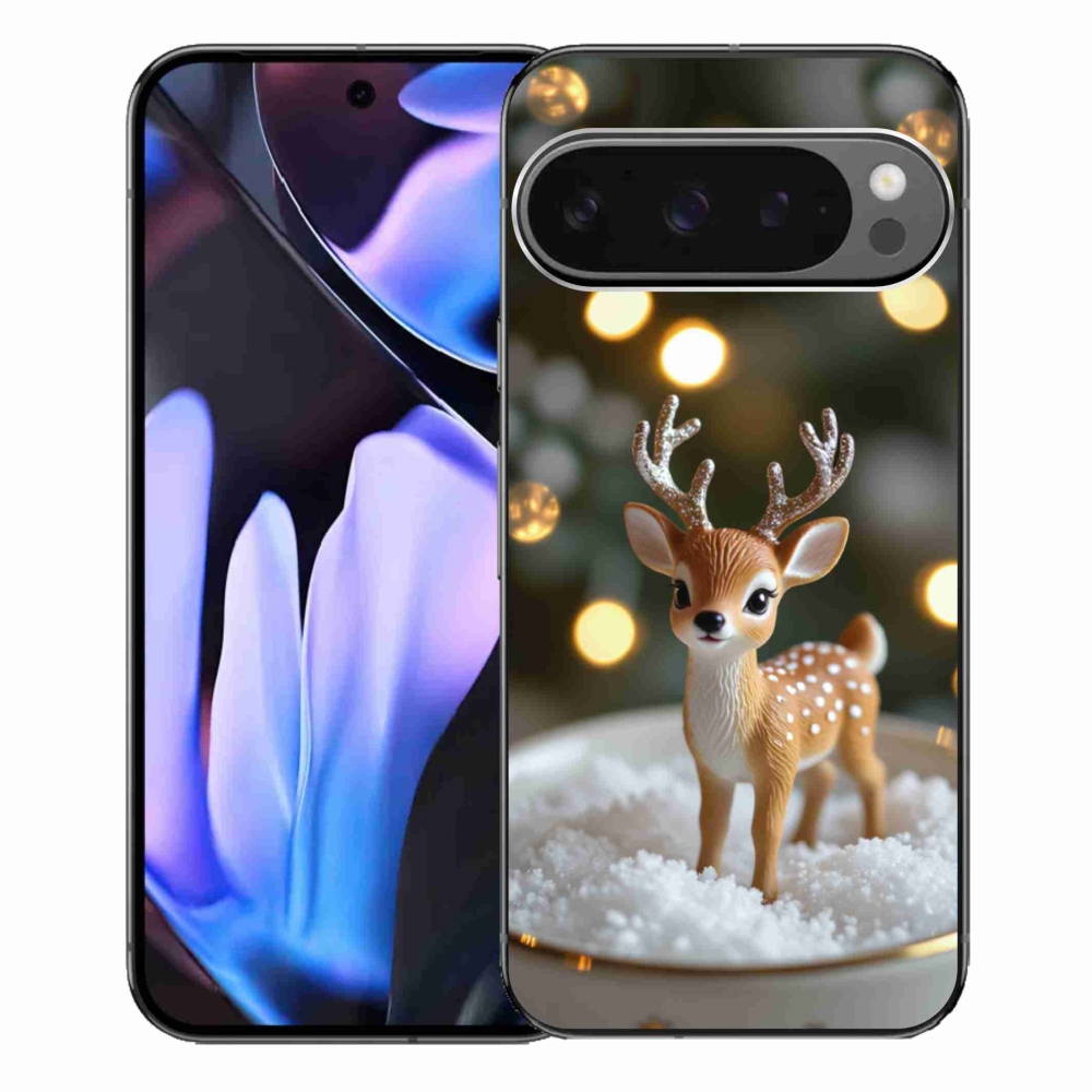 Gélový kryt mmCase na Google Pixel 9 Pro XL - roztomilý vianočný jeleň