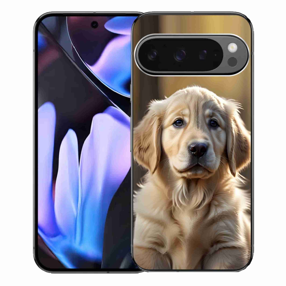 Gélový kryt mmCase na Google Pixel 9 Pro XL - roztomilý zlatý retriever