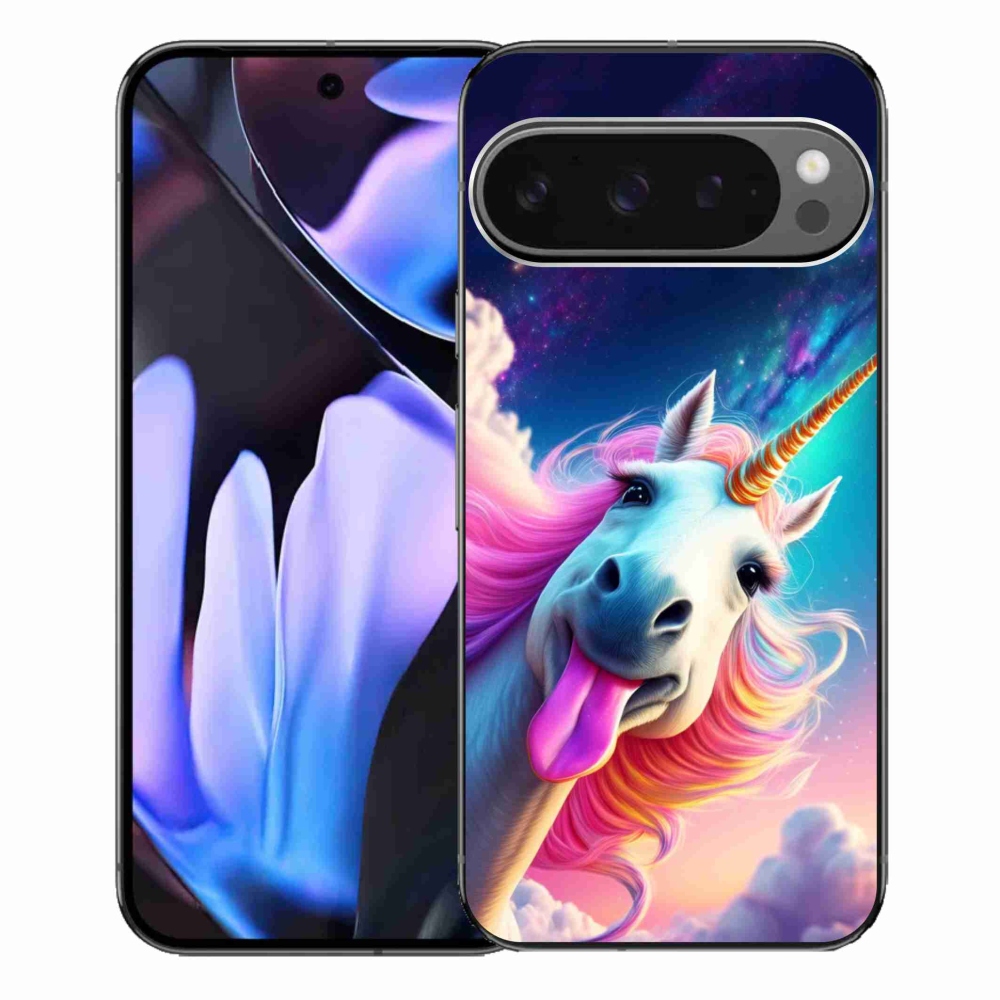 Gélový kryt mmCase na Google Pixel 9 Pro XL - šialený jednorožec
