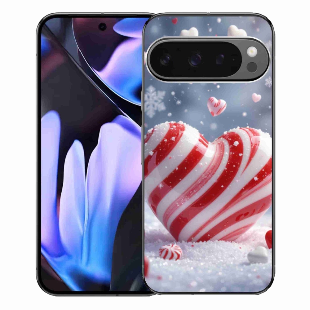 Gélový kryt mmCase na Google Pixel 9 Pro XL - sladké srdce