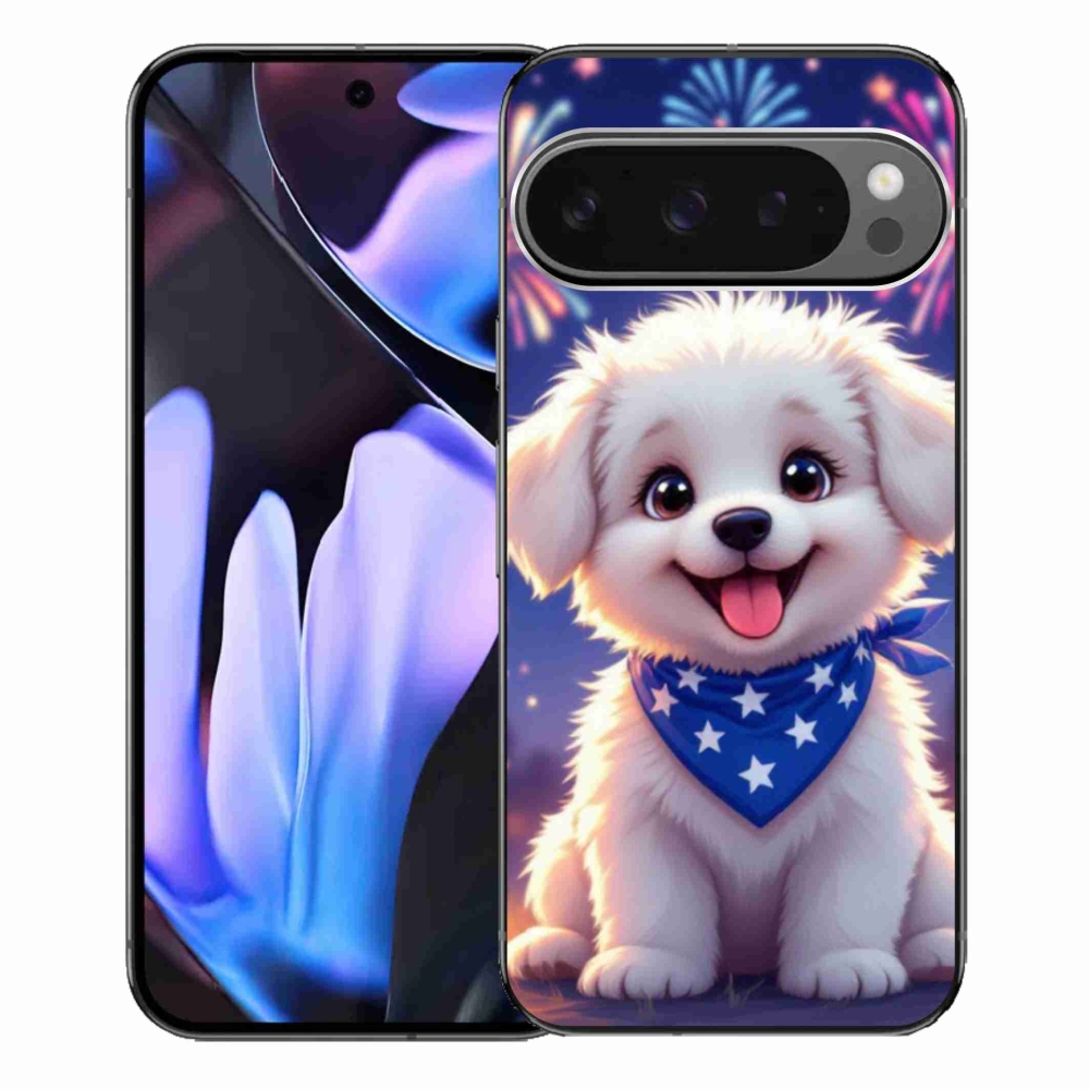 Gélový kryt mmCase na Google Pixel 9 Pro XL - slávnostné šteňa