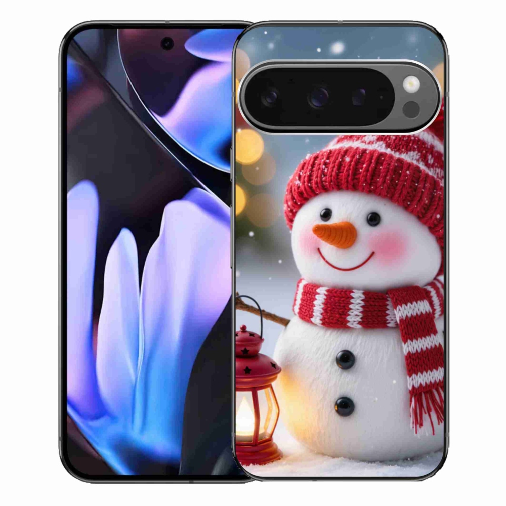 Gélový kryt mmCase na Google Pixel 9 Pro XL - snehuliak 2