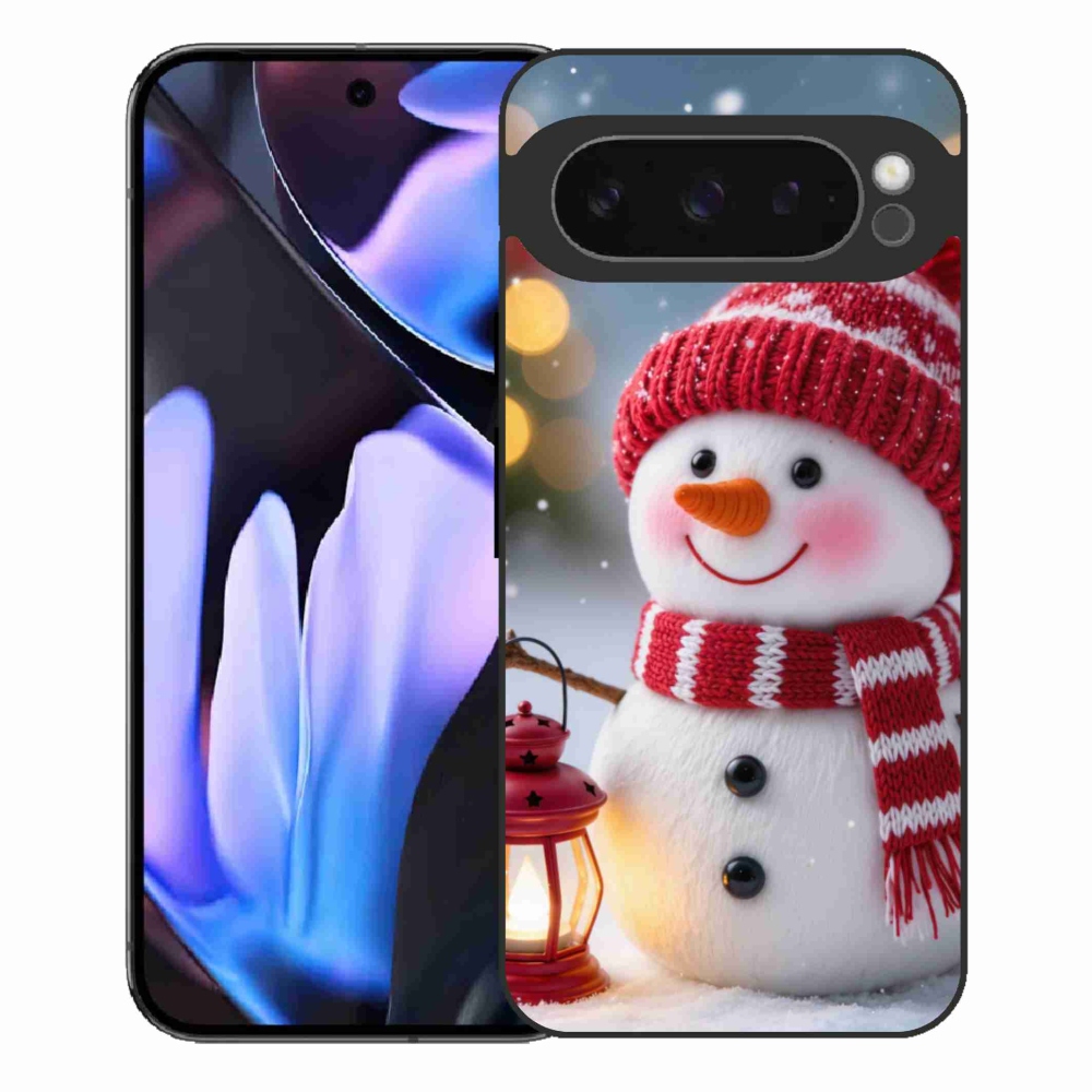 Gélový kryt mmCase na Google Pixel 9 Pro XL - snehuliak 2