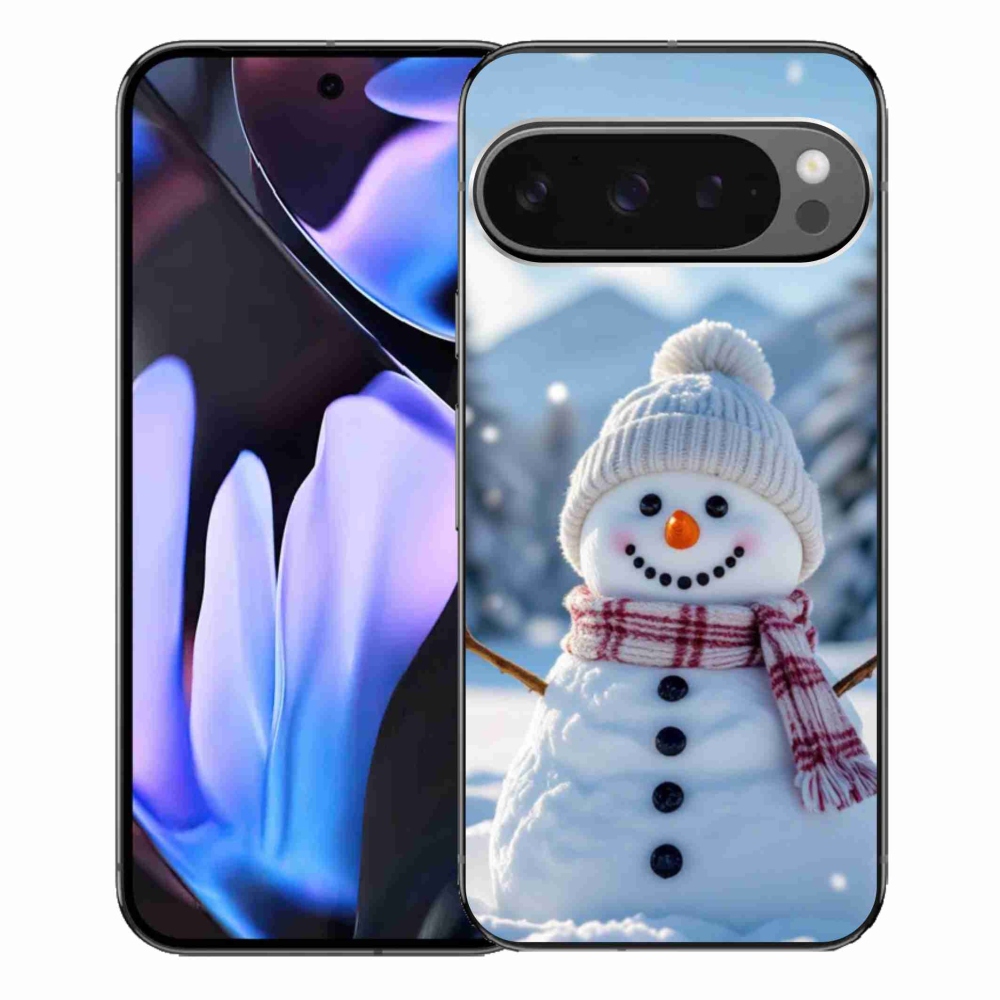 Gélový kryt mmCase na Google Pixel 9 Pro XL - snehuliak 3