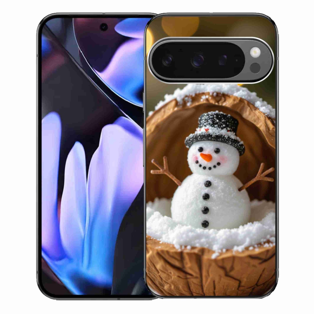 Gélový kryt mmCase na Google Pixel 9 Pro XL - snehuliak 4