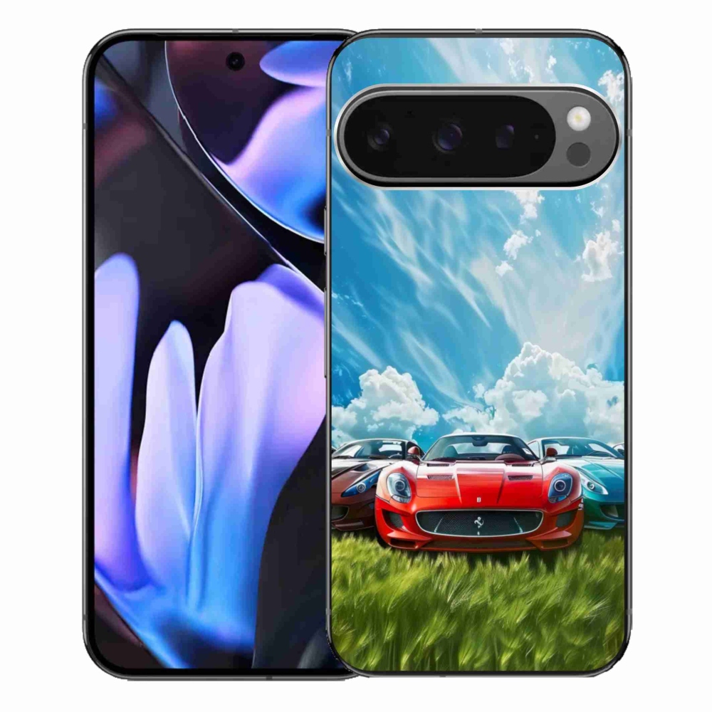 Gélový kryt mmCase na Google Pixel 9 Pro XL - športové vozidlá