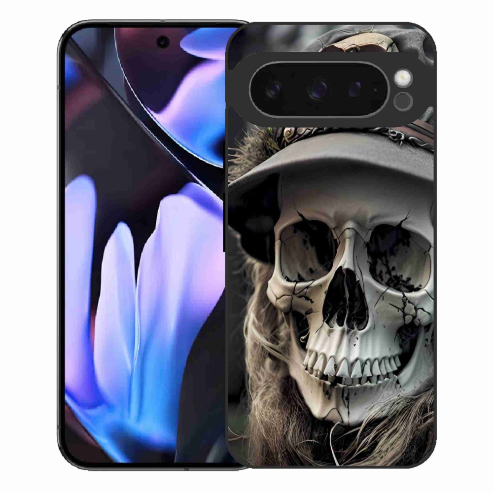 Gélový kryt mmCase na Google Pixel 9 Pro XL - temná lebka