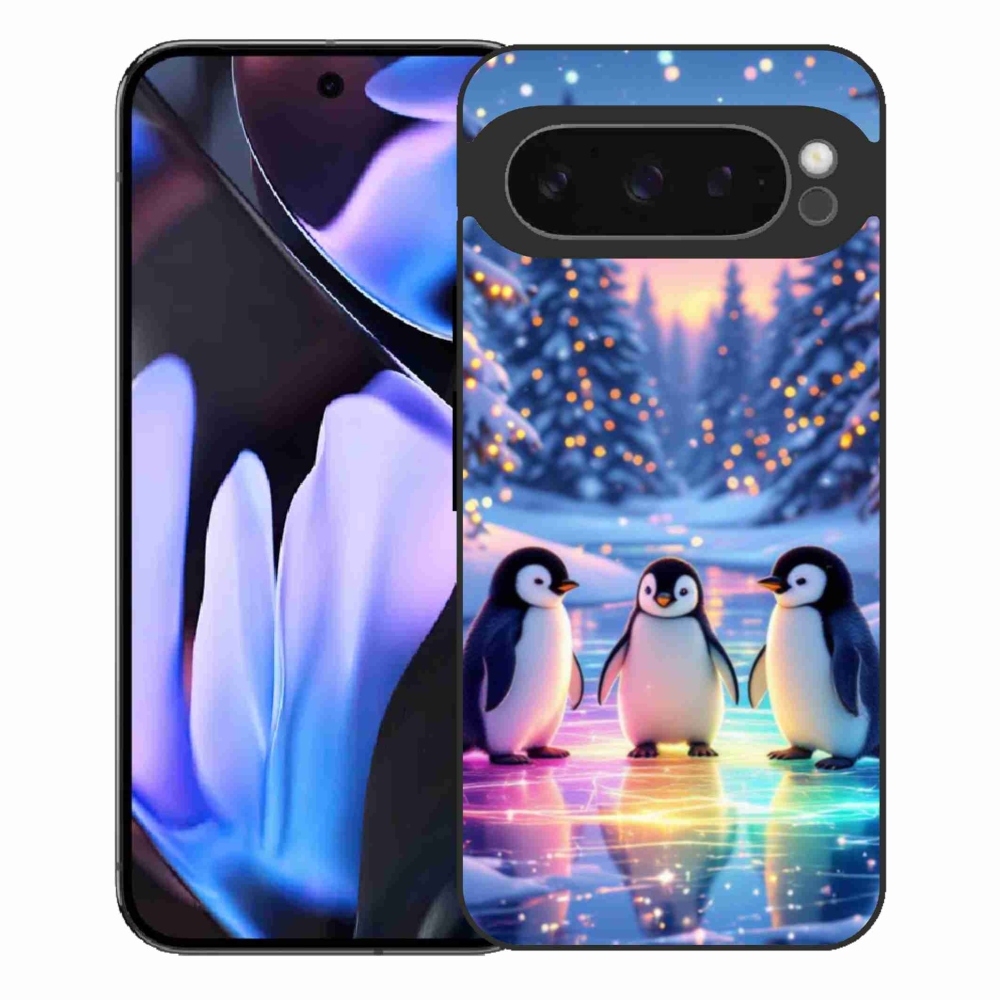 Gélový kryt mmCase na Google Pixel 9 Pro XL - tučniaci