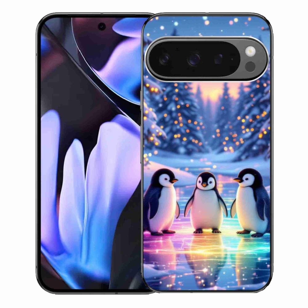 Gélový kryt mmCase na Google Pixel 9 Pro XL - tučniaci