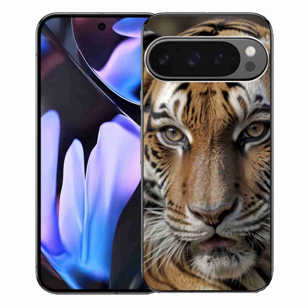 Gélový kryt mmCase na Google Pixel 9 Pro XL - tigrie pohľad