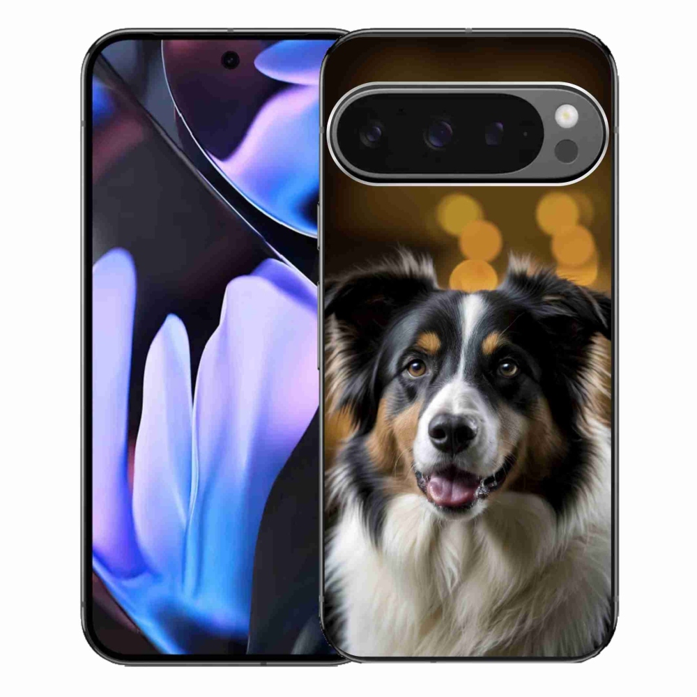 Gélový kryt mmCase na Google Pixel 9 Pro XL - usmievavý austrálsky ovčiak