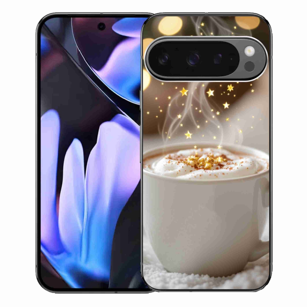Gélový kryt mmCase na Google Pixel 9 Pro XL - vianočný horúci nápoj