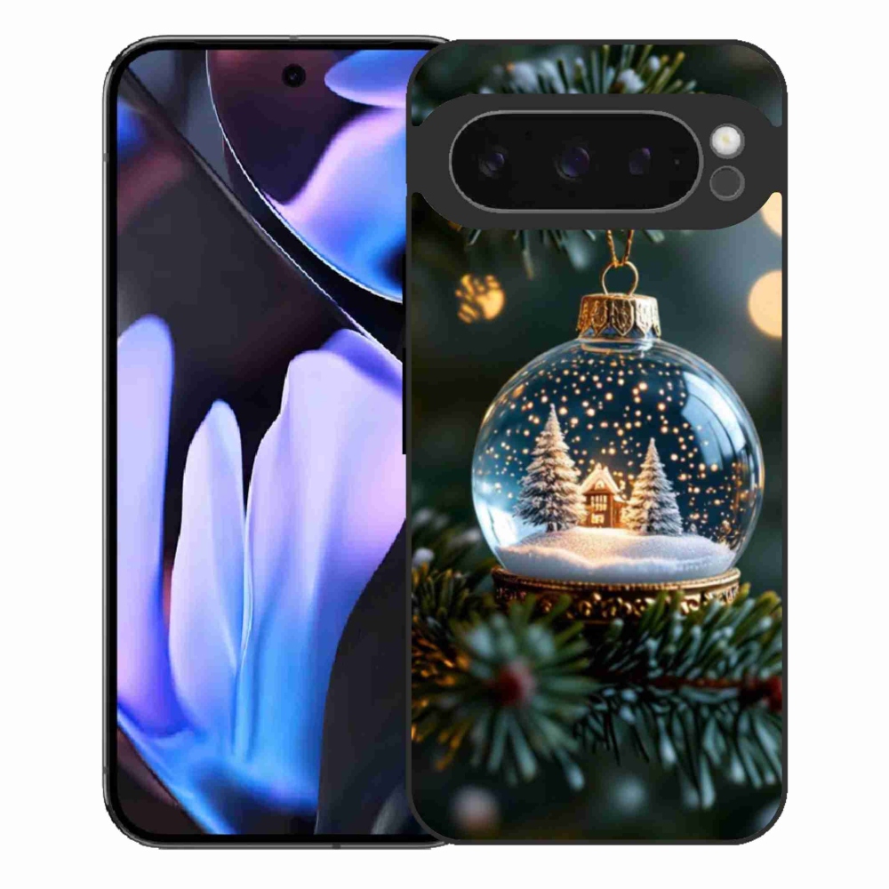 Gélový kryt mmCase na Google Pixel 9 Pro XL - vianočné gule 2