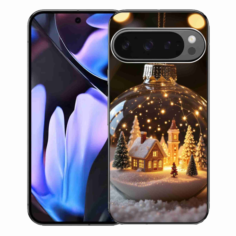 Gélový kryt mmCase na Google Pixel 9 Pro XL - vianočné gule 3