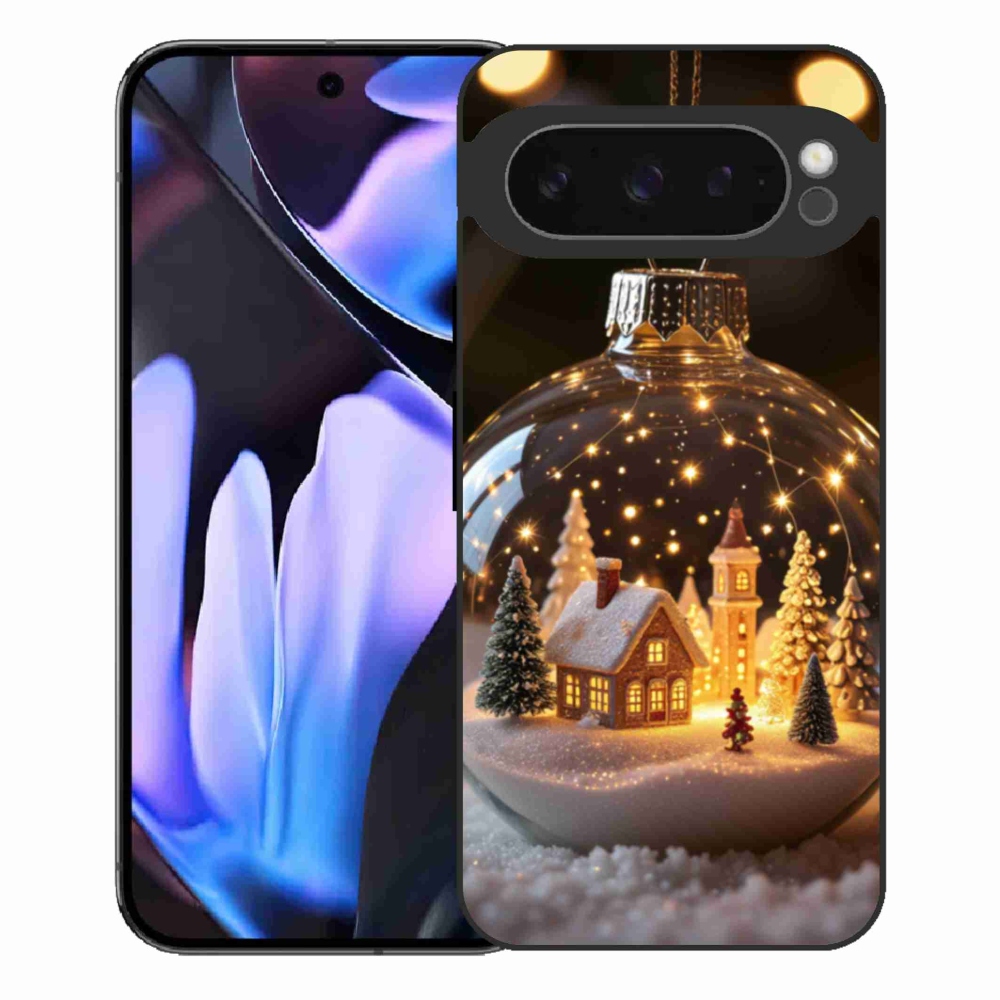 Gélový kryt mmCase na Google Pixel 9 Pro XL - vianočné gule 3