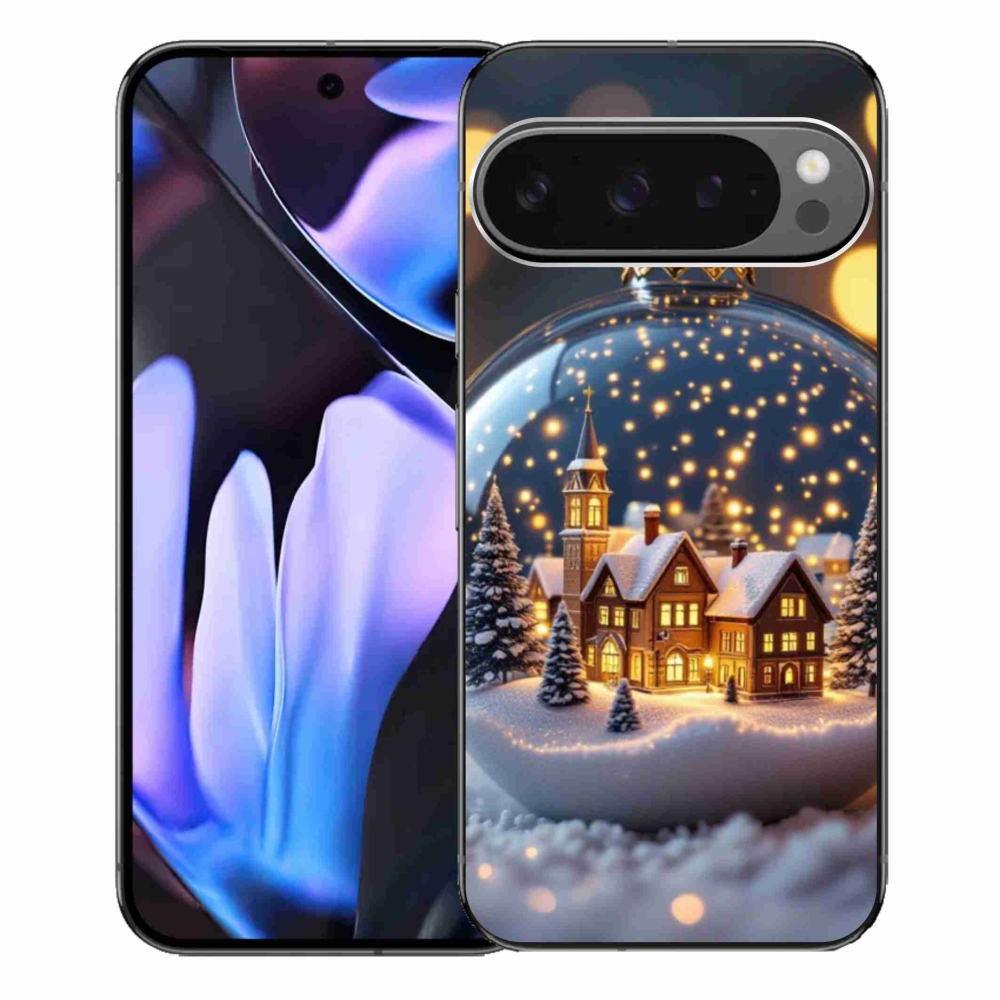 Gélový kryt mmCase na Google Pixel 9 Pro XL - vianočné gule 4