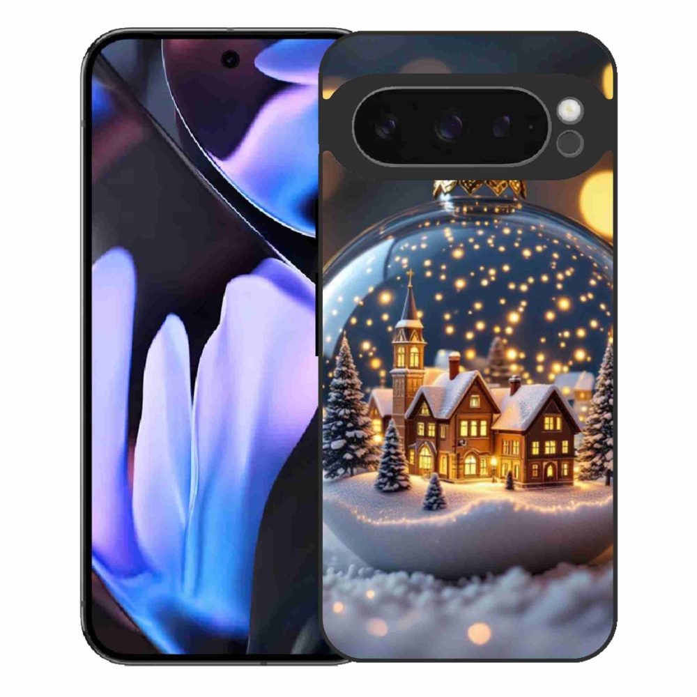 Gélový kryt mmCase na Google Pixel 9 Pro XL - vianočné gule 4