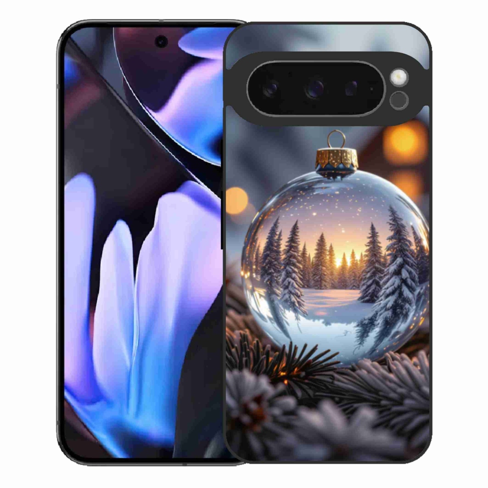 Gélový kryt mmCase na Google Pixel 9 Pro XL - vianočná ozdoba