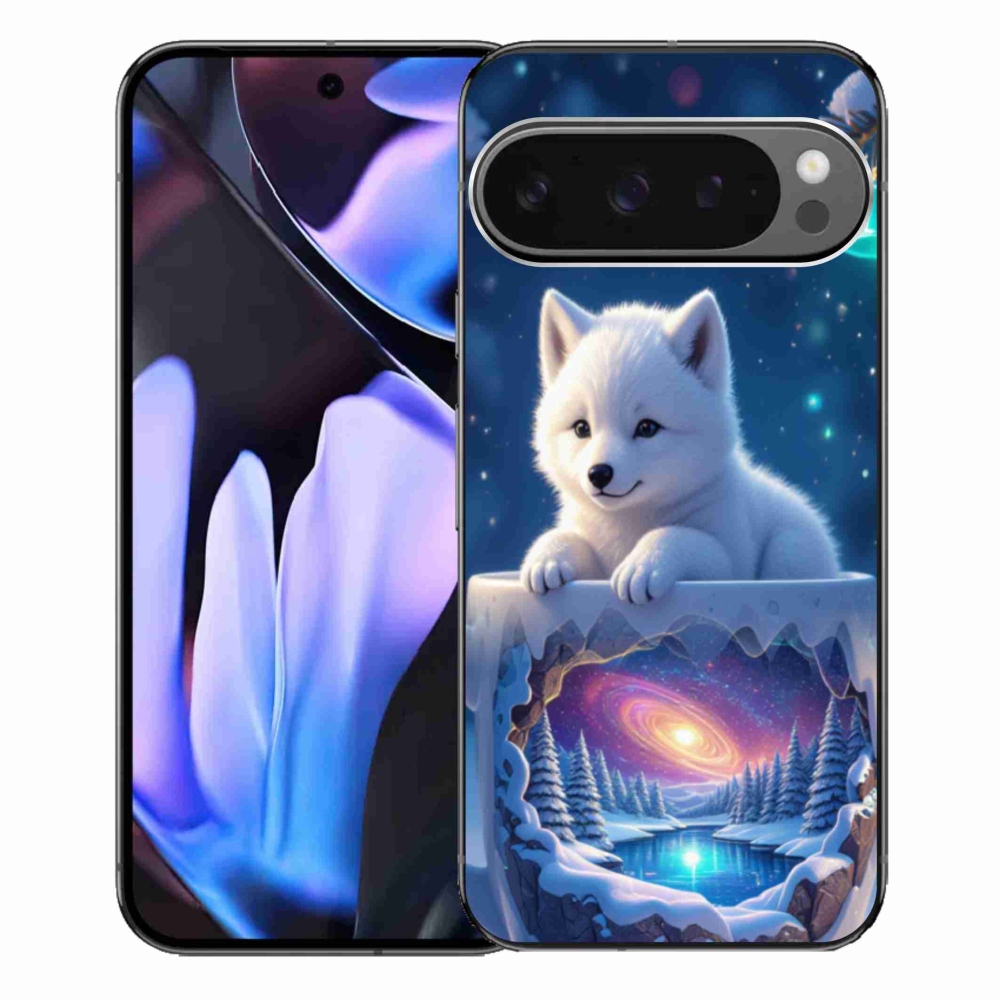 Gélový kryt mmCase na Google Pixel 9 Pro XL - vianočné šteňa