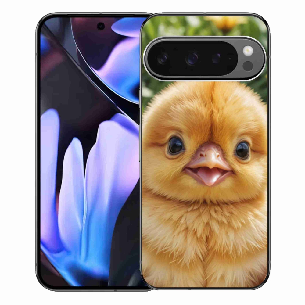 Gélový kryt mmCase na Google Pixel 9 Pro XL - veselé kuriatko