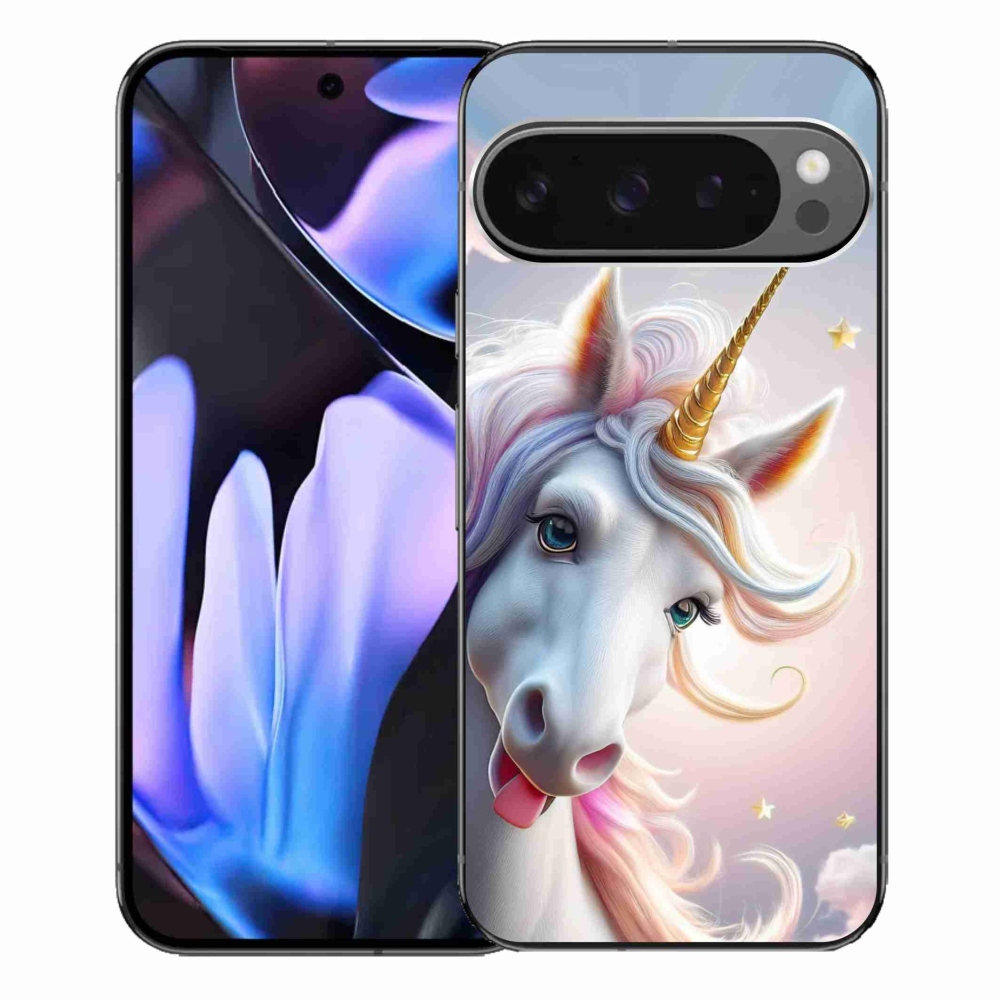 Gélový kryt mmCase na Google Pixel 9 Pro XL - veselý jednorožec