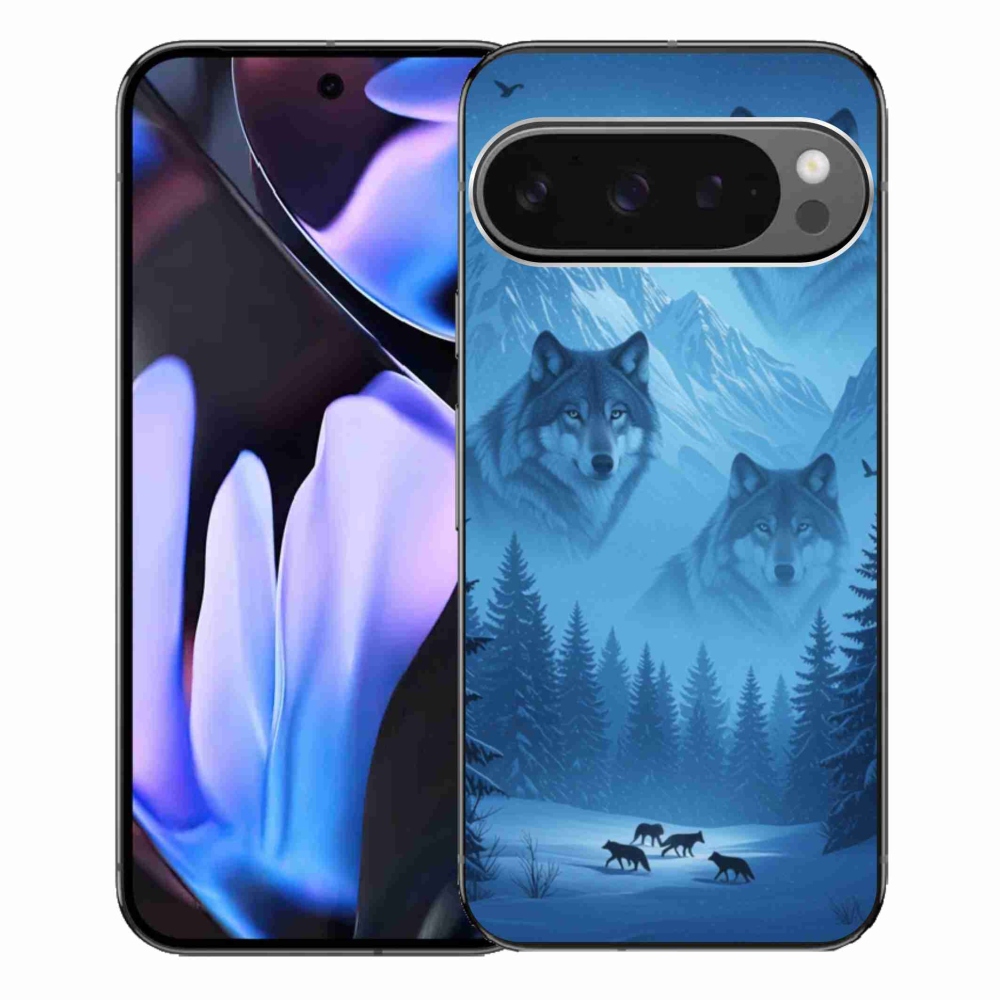 Gélový kryt mmCase na Google Pixel 9 Pro XL - vlčia svorka