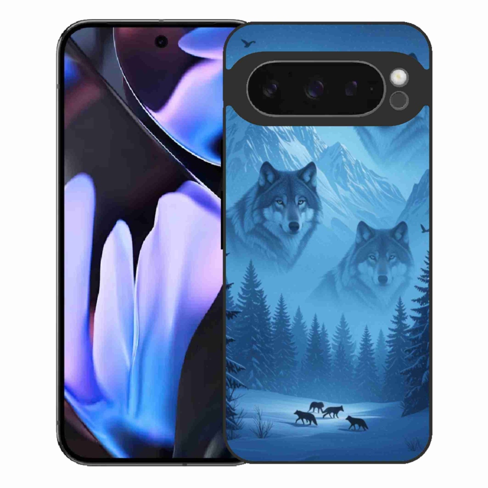 Gélový kryt mmCase na Google Pixel 9 Pro XL - vlčia svorka