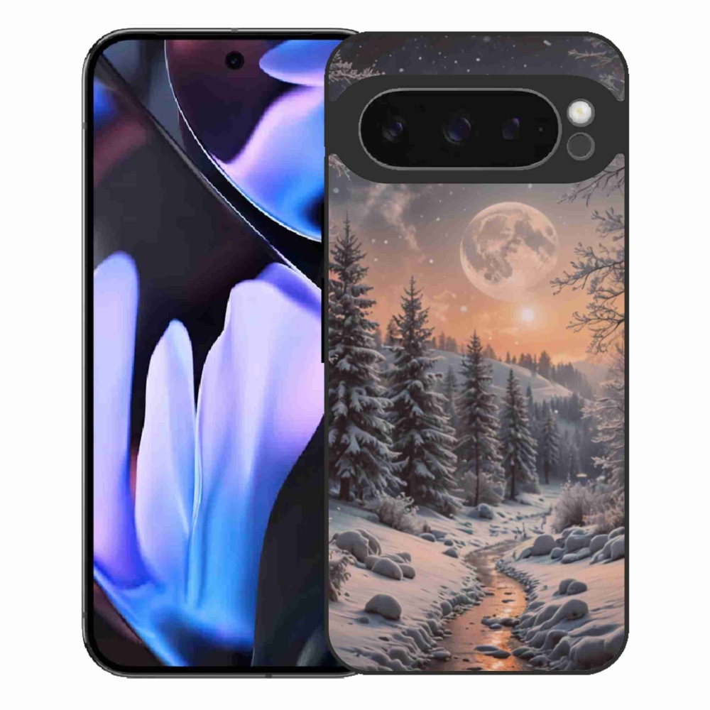 Gélový kryt mmCase na Google Pixel 9 Pre XL - zimná krajina 2