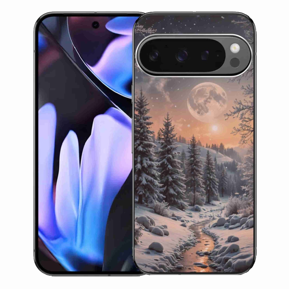Gélový kryt mmCase na Google Pixel 9 Pre XL - zimná krajina 2