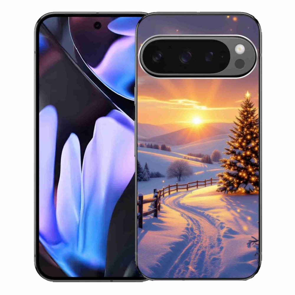 Gélový kryt mmCase na Google Pixel 9 Pro XL - zimná krajina