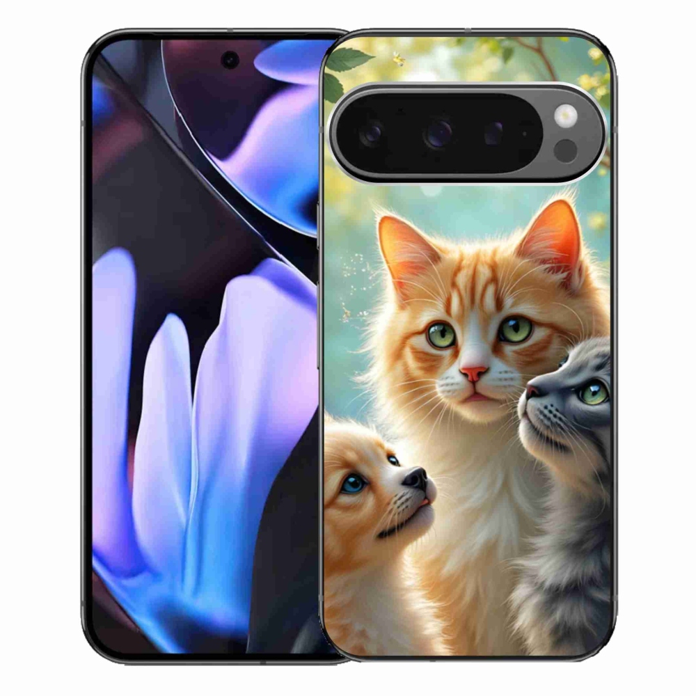 Gélový kryt mmCase na Google Pixel 9 Pro XL - zvieracie priateľstvo 2