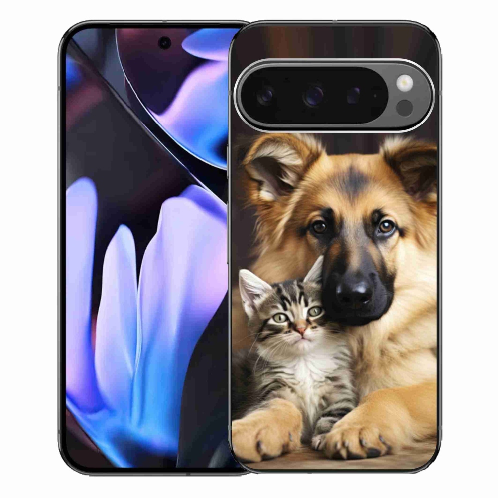 Gélový kryt mmCase na Google Pixel 9 Pro XL - zvieracie priateľstvo