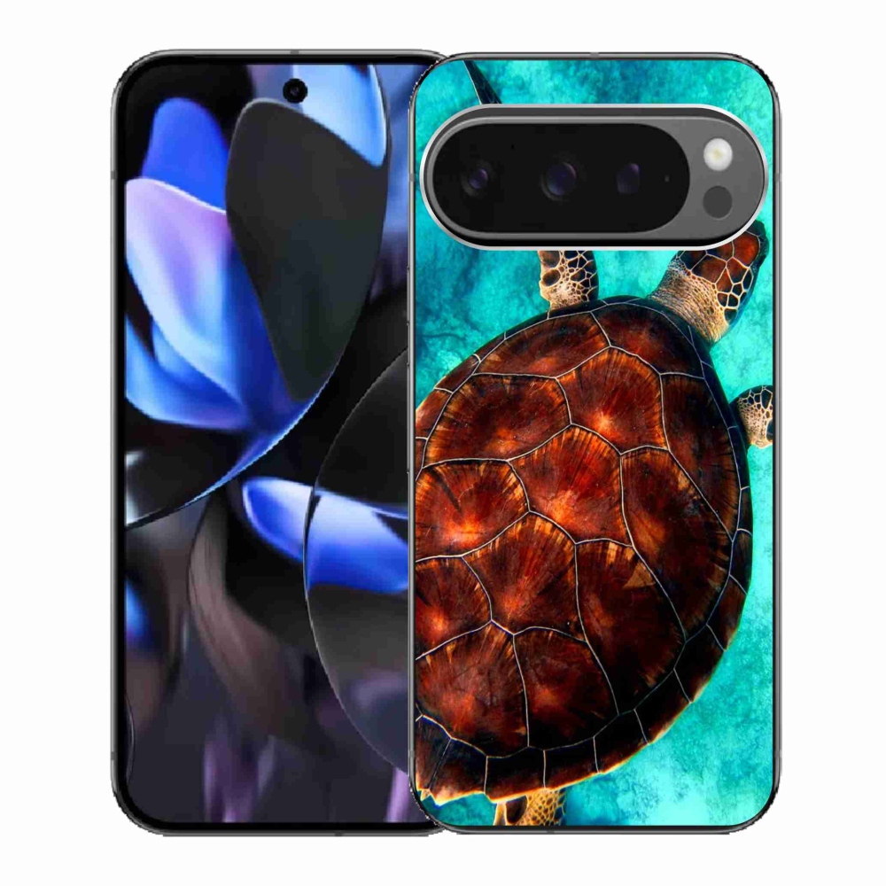 Gélový kryt mmCase na Google Pixel 9 Pro - korytnačka