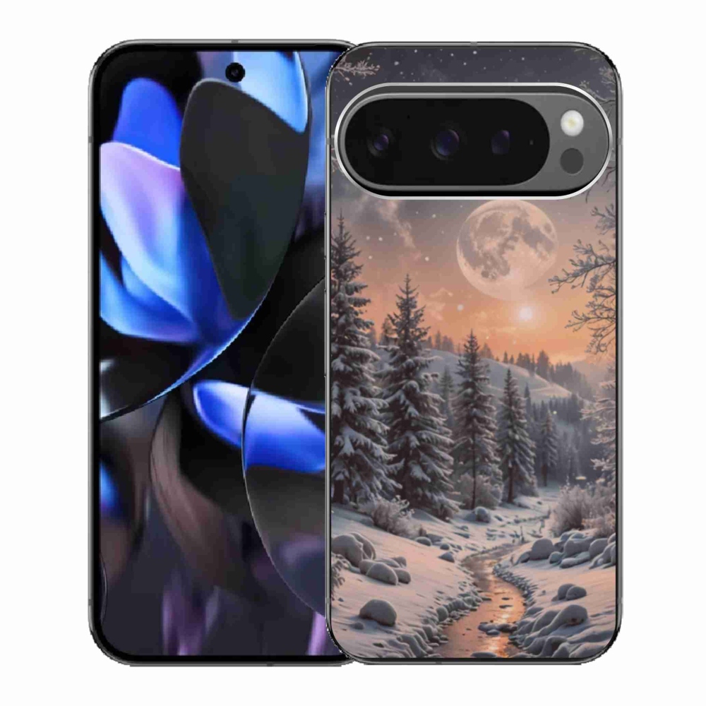 Gélový kryt mmCase na Google Pixel 9 Pro - zimná krajina 2