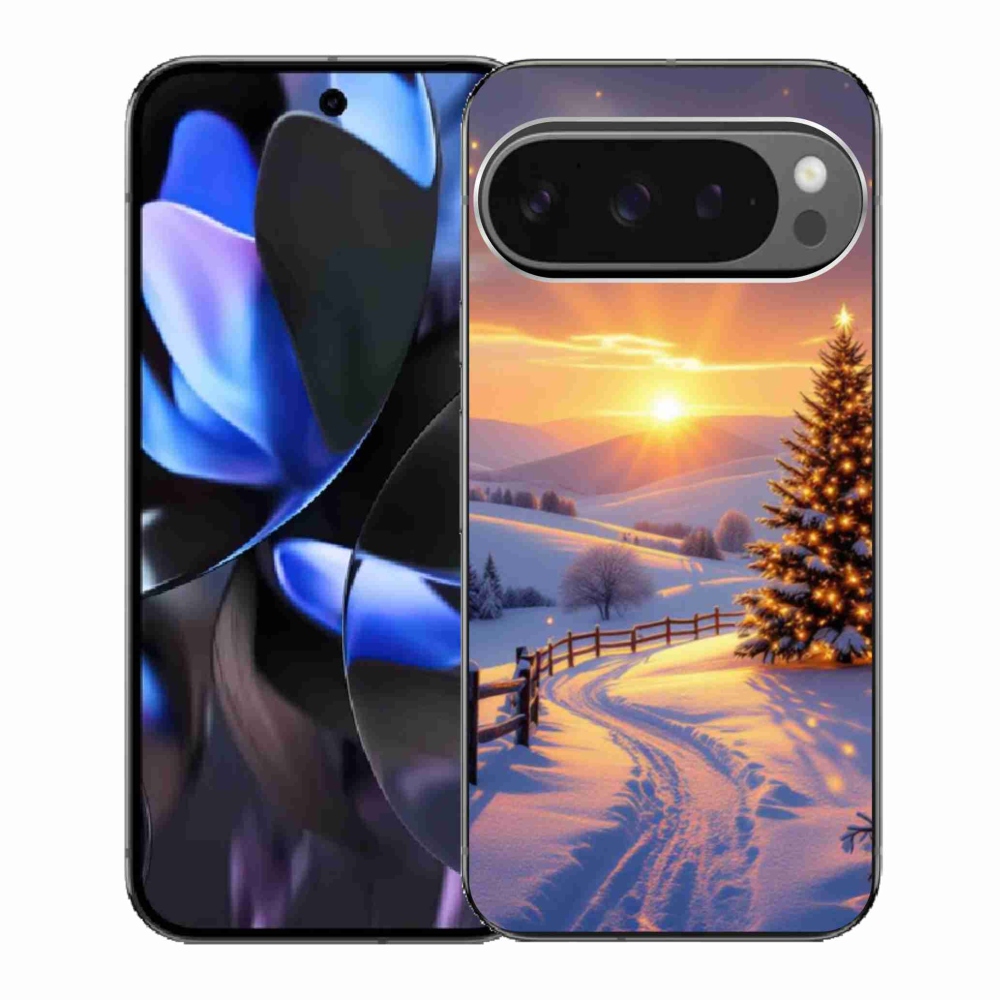 Gélový kryt mmCase na Google Pixel 9 Pro - zimná krajina